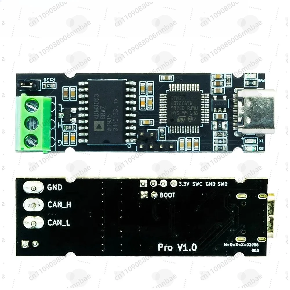 USB to CAN Module CAN Bus Analyzer Debug Tool Isolated Chip Compatible with CANable Pro High Speed for Auto Industrial Use