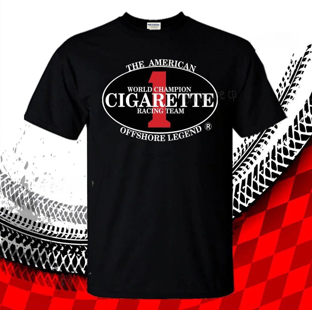 Cigarette Logo The American Offshore Lagend Racing Speedboat Team Boats T-Shirt