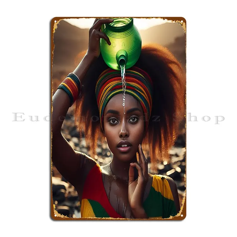 Habesha 03 Metal Plaque Cinema Poster Pub Plates Retro Print Tin Sign Poster