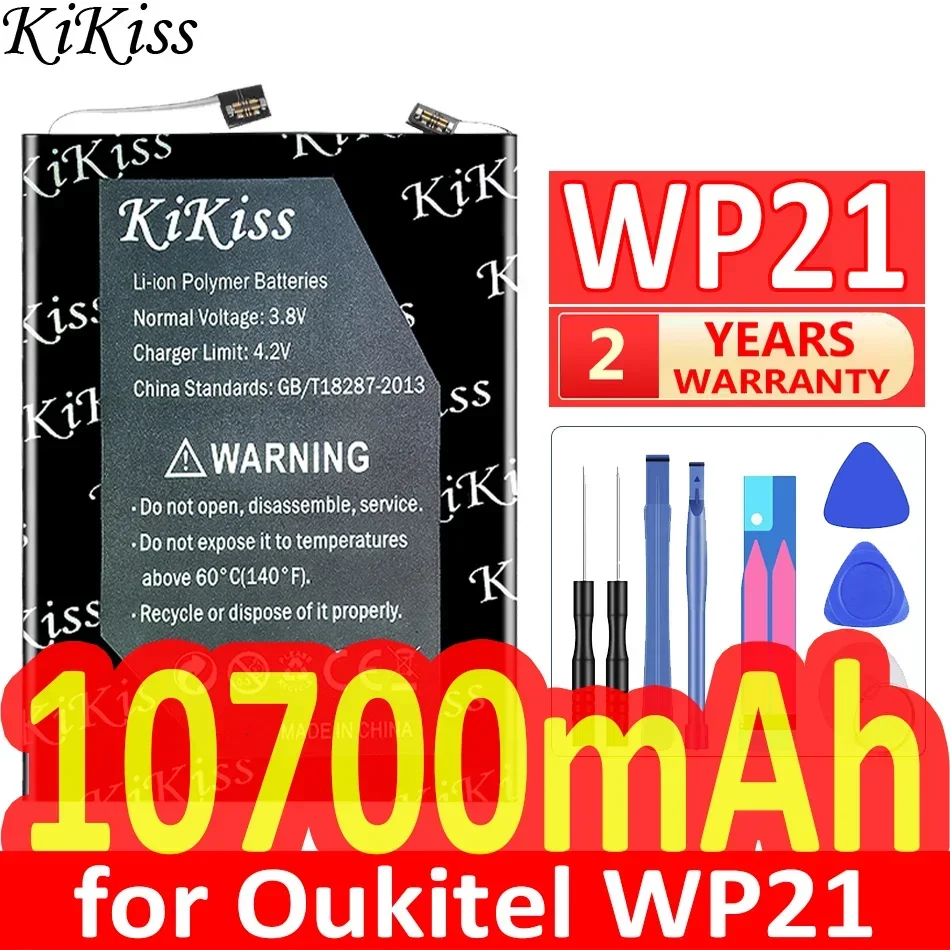 10700mAh KiKiss Powerful Battery WP21 (S105) for Oukitel WP21