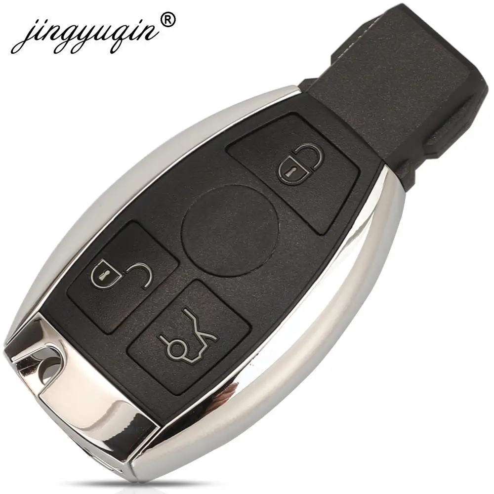 Jingyuqin NEC Kunci Mobil Remote Fob 315/433Mhz untuk Mercedes Benz C E S Class CLS W166 W169 W203 W204 W210 W211 W118 W171 W172 W220