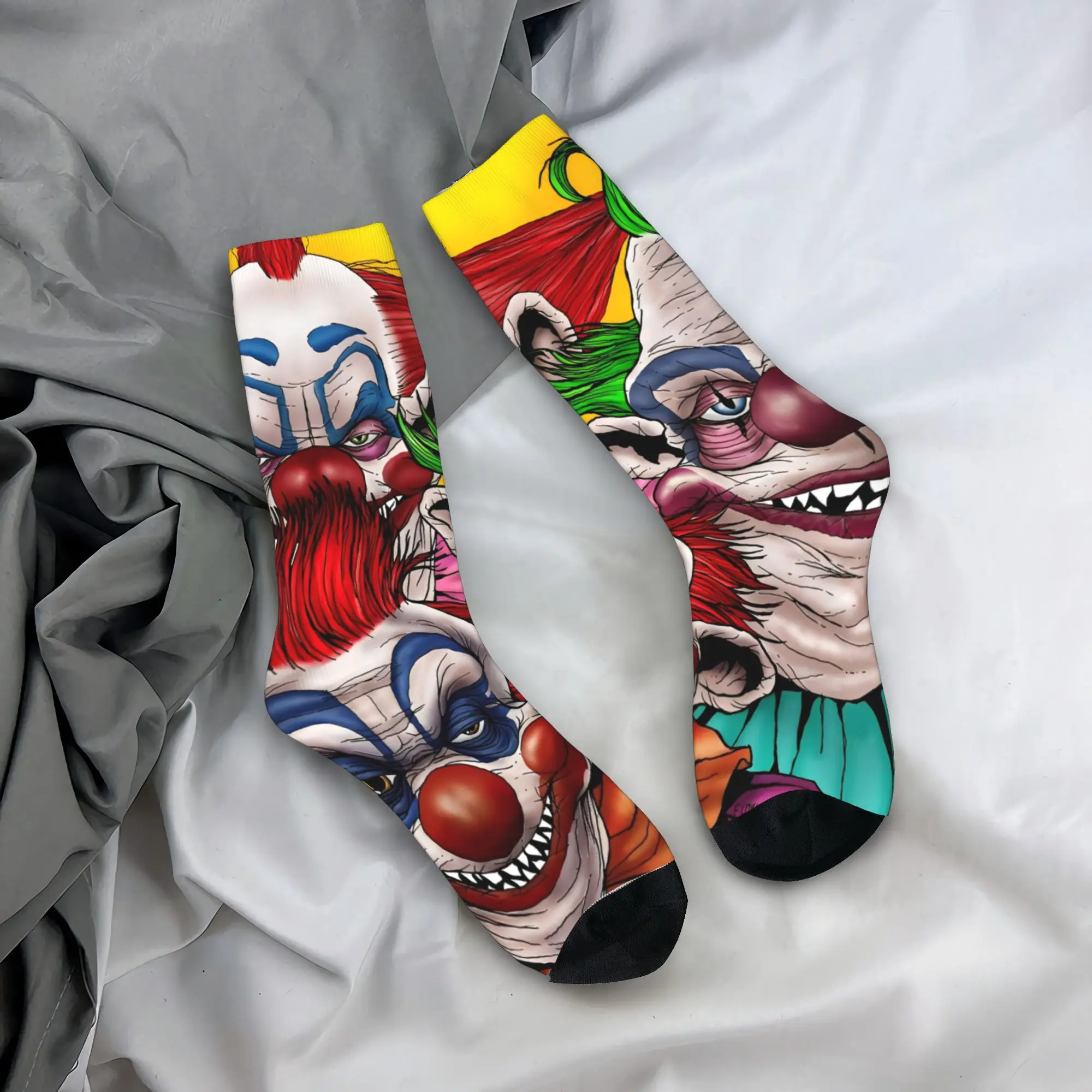 

Чулки из фильма ужасов 80-х годов, носки в стиле ретро, мужские средние мягкие носки унисекс, зимние спортивные нескользящие носки с принтом для спорта на открытом воздухе