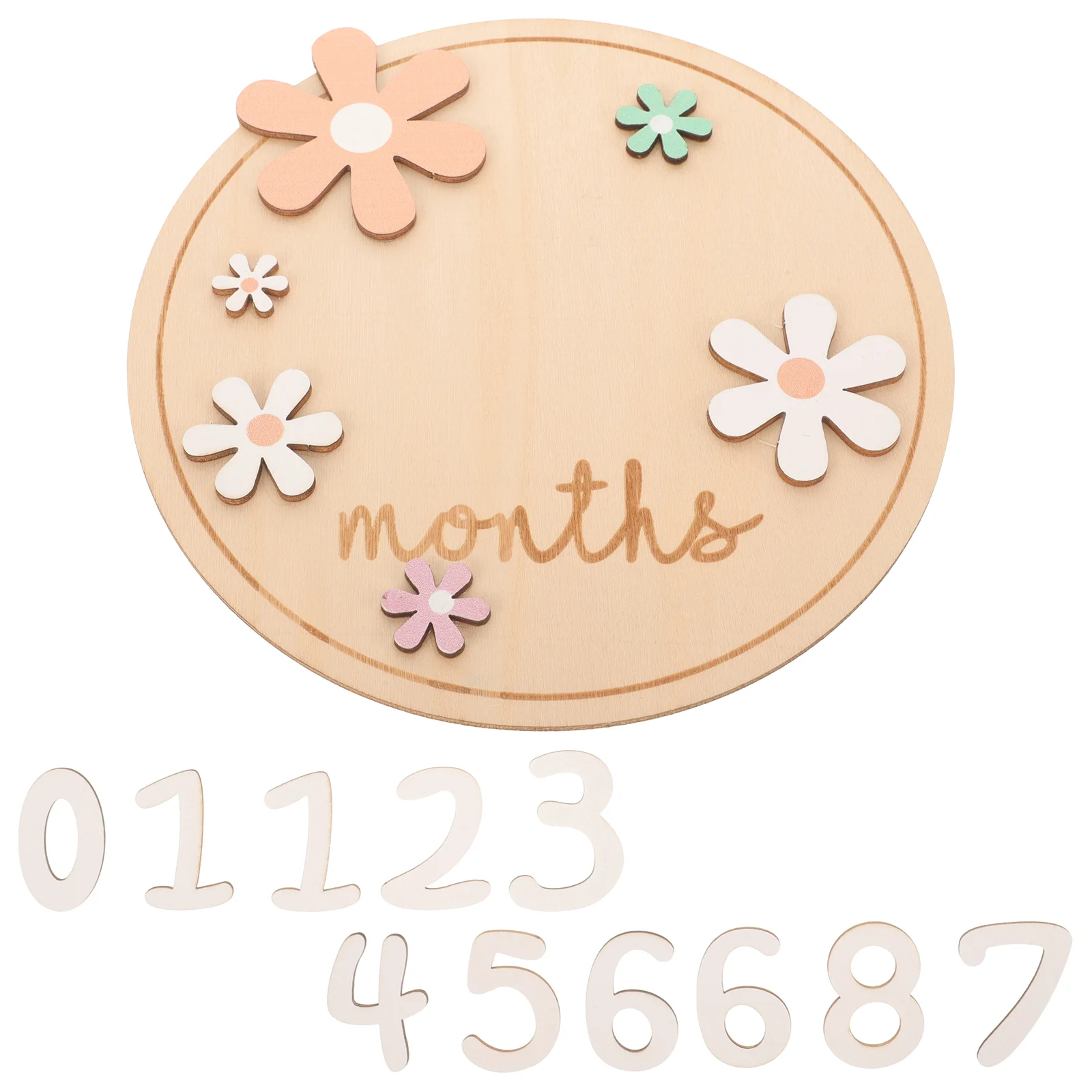 

1 Set Baby Milestone Cards Newborn Months Signs Infant Announcement Signs Photography Props baby monthly milestone