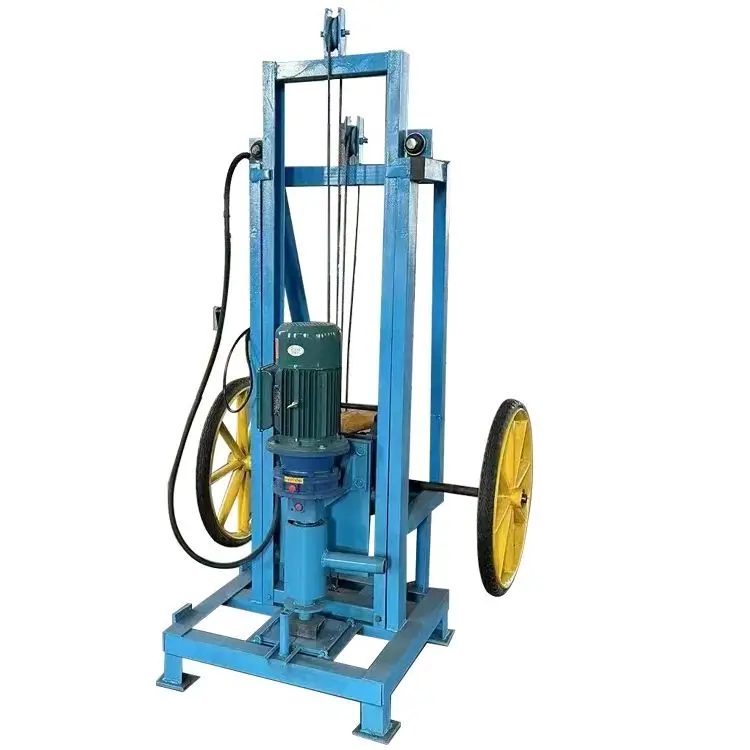 

Индивидуальная мини-буровая установка для водяных скважин, легкая портативная гидравлическая, для бурения скважин на воду глубиной до 150 м для домашнего использования