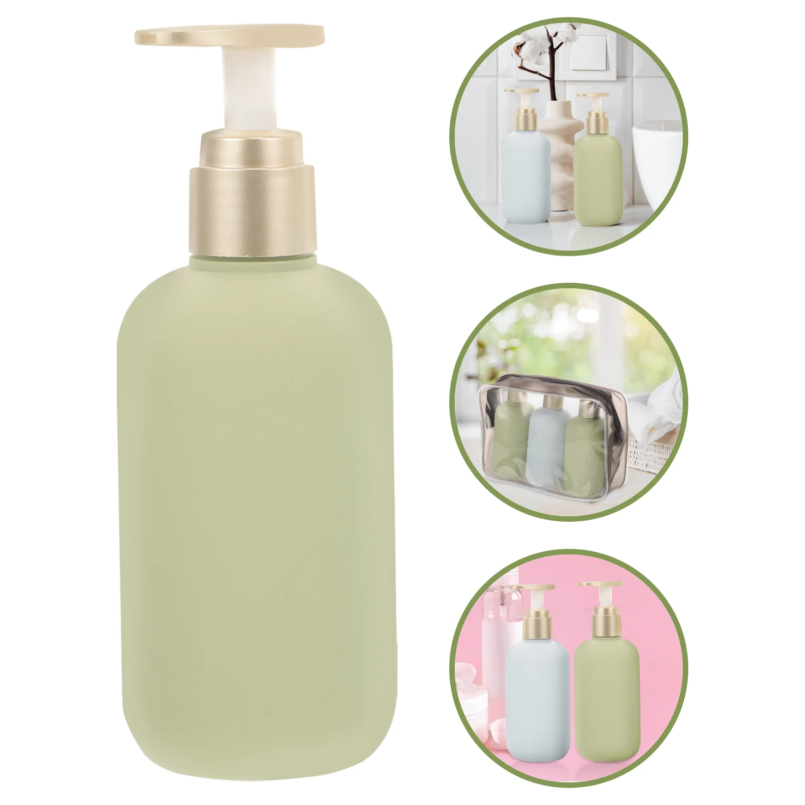 

3 Pcs Portable Lotion Bottle Travel Bottles for Shampoo and Conditioner Containers Empty Liquid Soap Squeeze