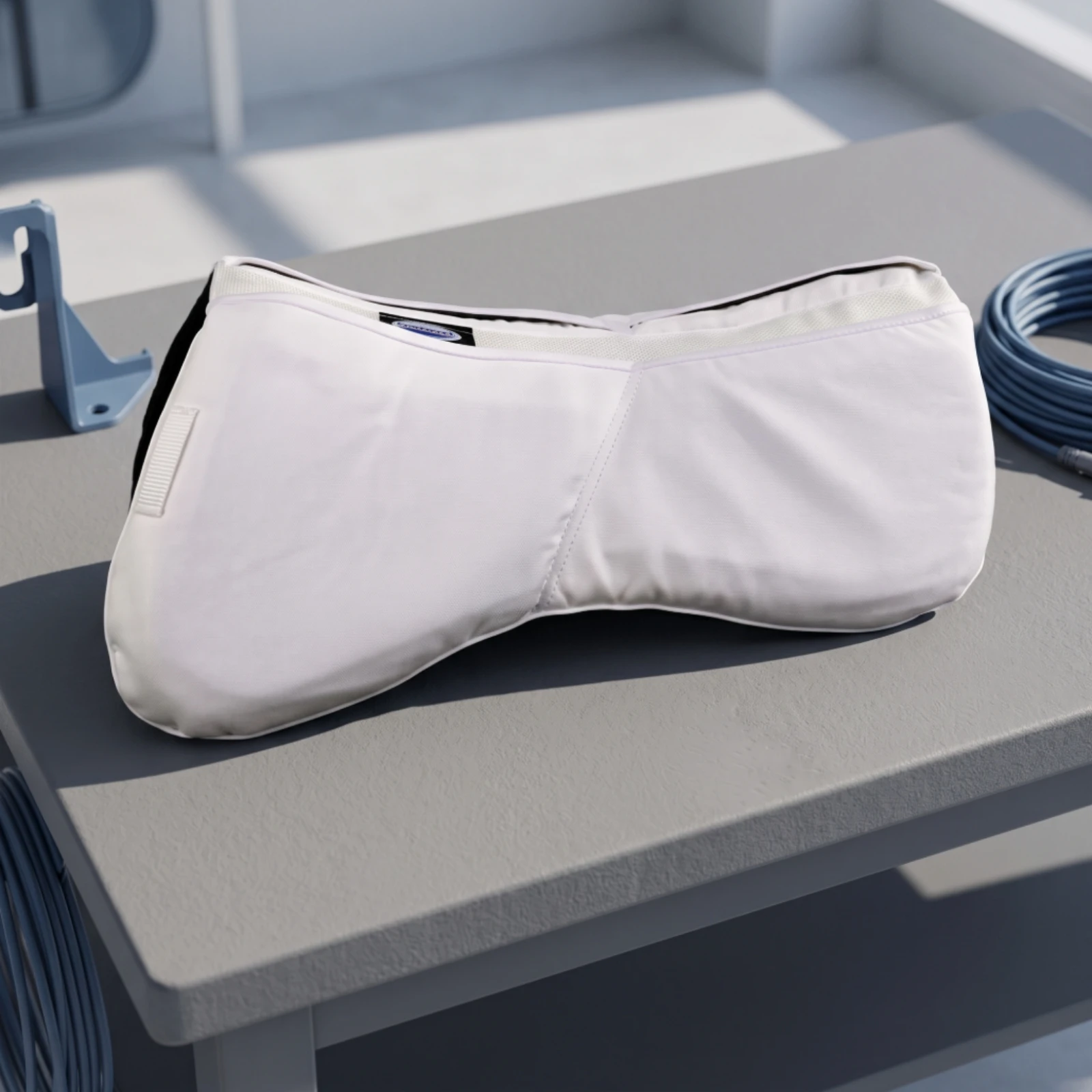 Contoured Saddle Pad Breathable Contour Saddle Pad Tack High-Elastic Supportive for Equestrians, Horse Riding