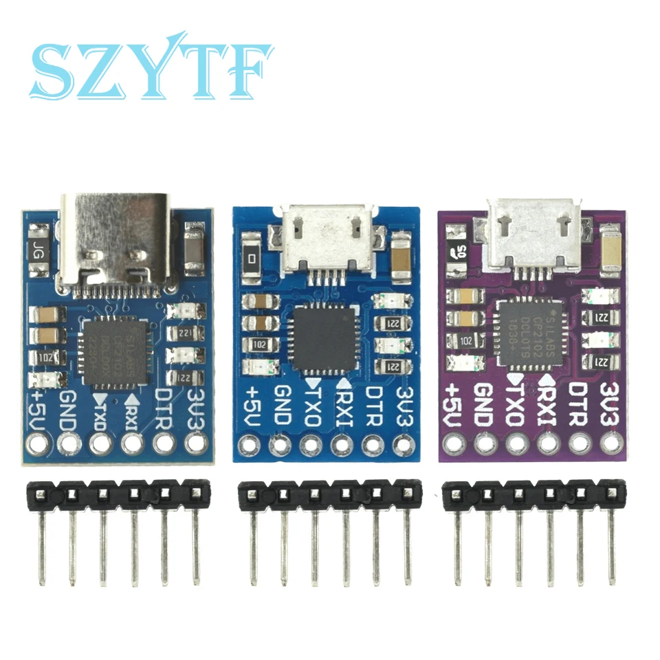�y�Z�[�����zCP2102 Type-C MICRO USB ���� UART TTL ���W���[�� 6Pin �V���A���R���o�[�^ UART STC FT232 ������