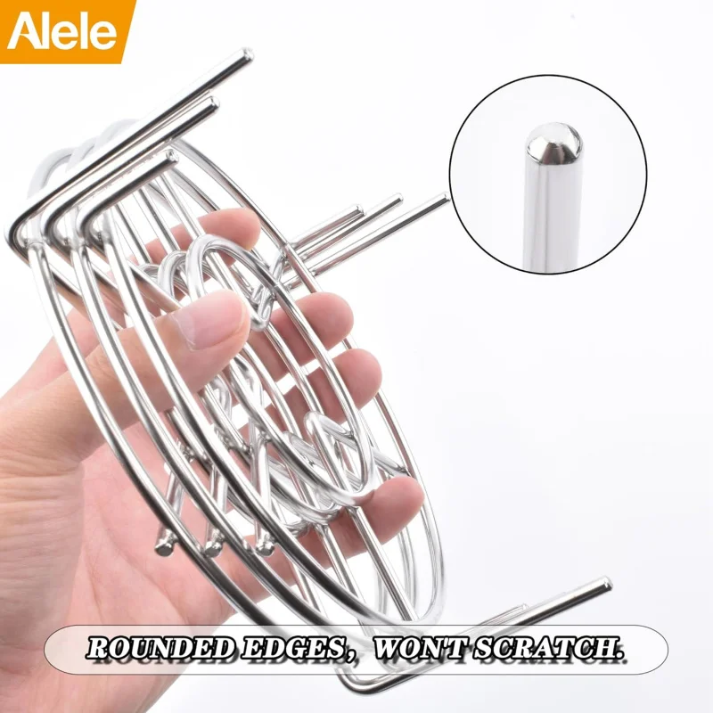 Steam Rack-6IN-3P Trivet Stainless Steel Steaming Rack Electric Pressure Cooker steam rack Stand Diameter 6 3Pack