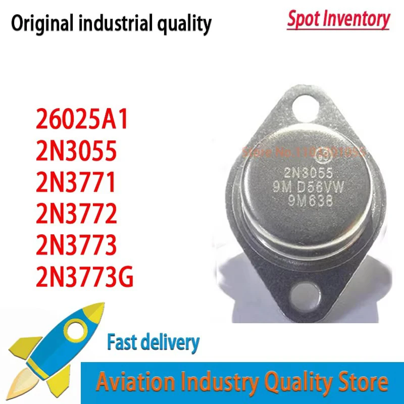 5 ~ 10 unids/lote FW26025A1 26025A1 26025AI 26025 TO-3 2N3055 15A 60V 2N3055 2N3772 2N3771 40V/30A/150W 2N3773 2N3773G 16A/160V/150W