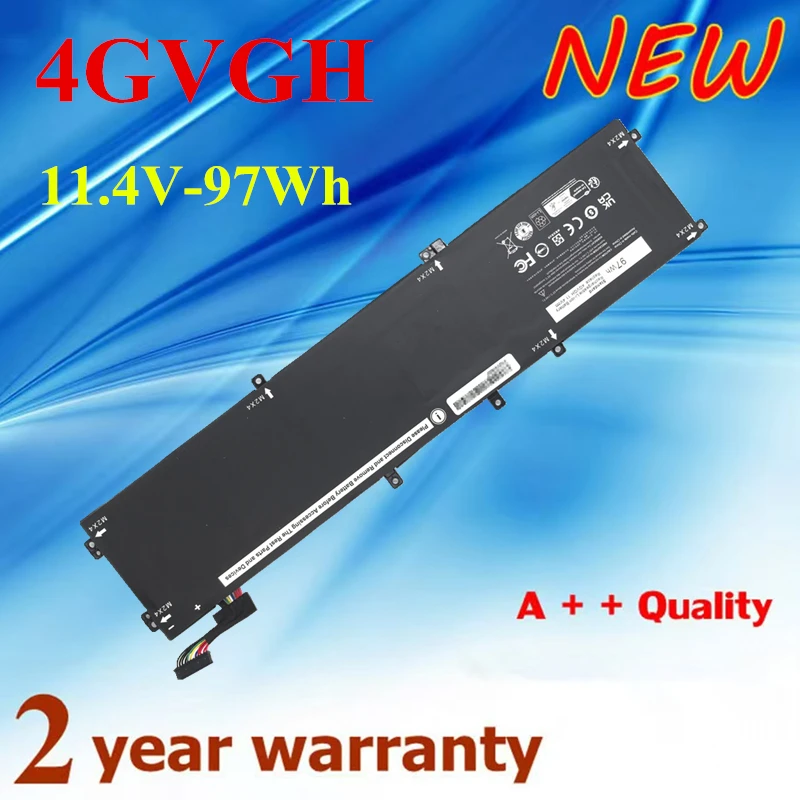 

4GVGH 11.4V-97Wh Laptop Battery For DELL Precision 5510 XPS 15 9550 series