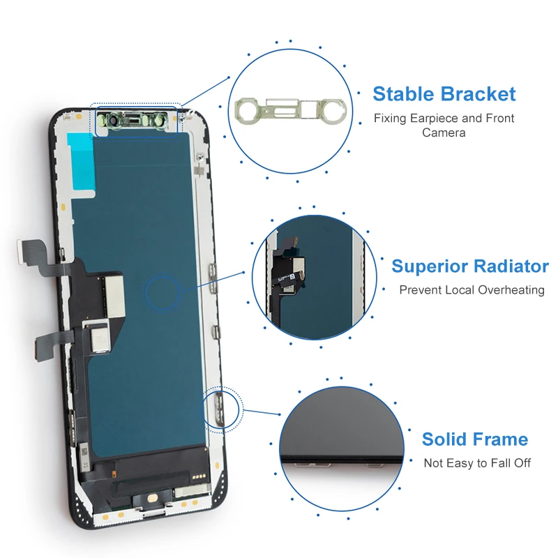 A1921 A2101 A2102 A2104 Premium New Lcd For IPhone XS MAX New Display Touch With 3D Touch Screen Replacement Factory Display image 4
