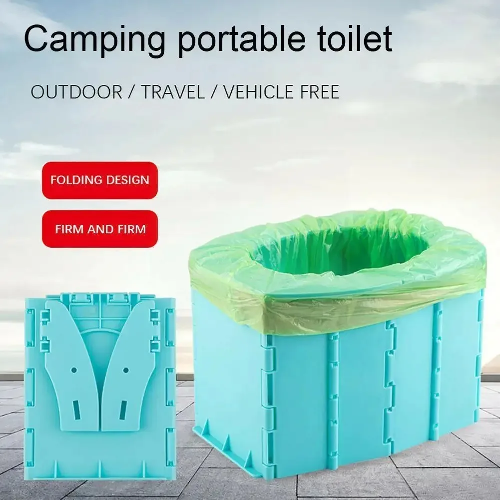 Toilette pieghevole portatile comò auto campeggio per secchio da viaggio campeggio escursionismo viaggio lungo toilette multifunzione per bambini