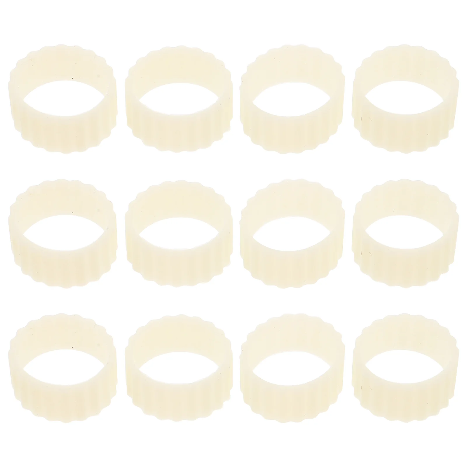 

12pcs Silicone Grippers Non-Slip Taper Holder Adapter For Church Wedding Holiday Decor Base Stabilizers Secure Fit