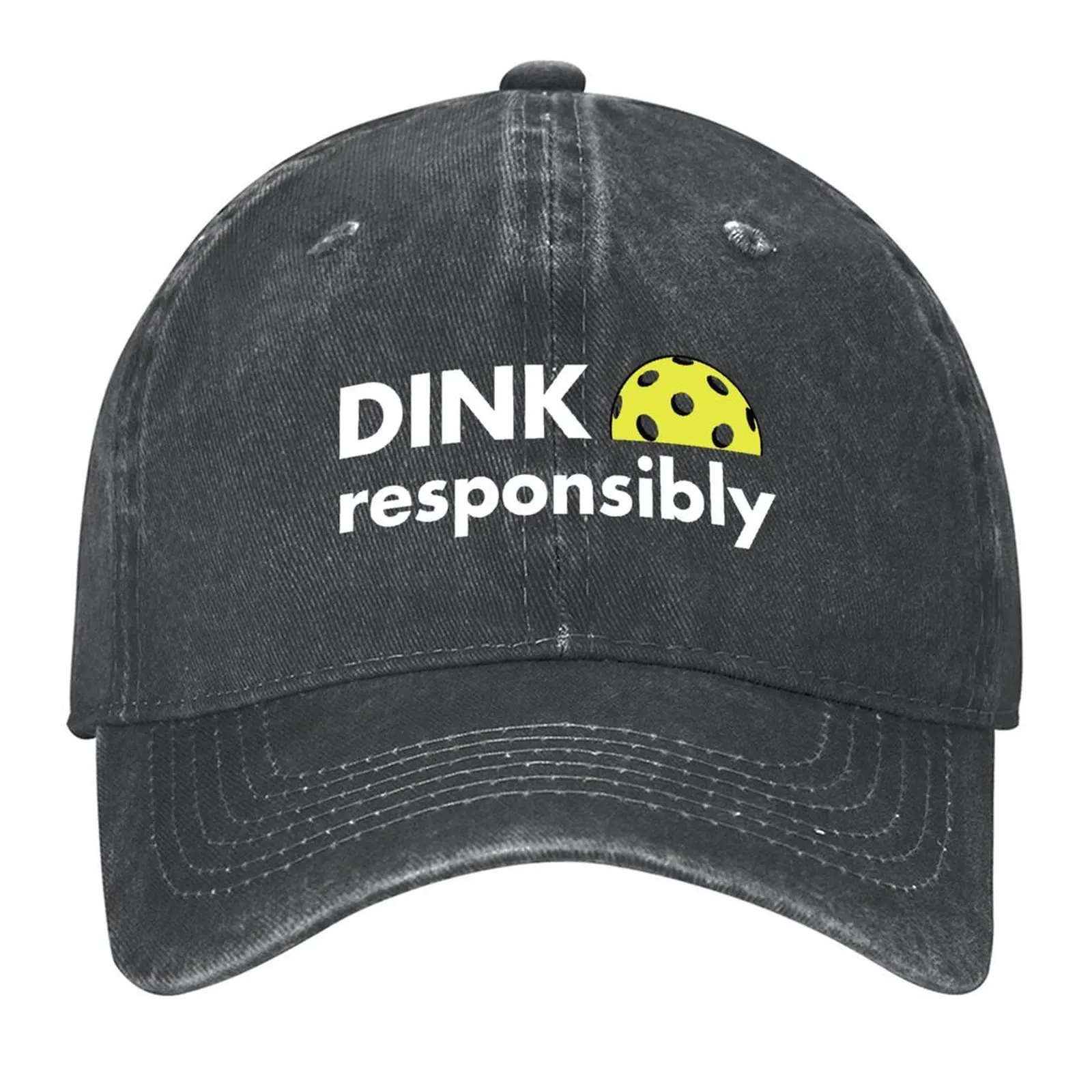 

Pickleball Dink Responsibly Baseball Cap Beach Outing fashionable Luxury Cap Luxury Man Hat Hats For Women Men's