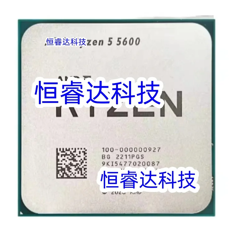 Ryzen 5 5600 R5 5600 3.5 GHz Six-Core Twelve-Thread CPU Processor 7NM 65W L3=32M 100-000000927 Socket AM4