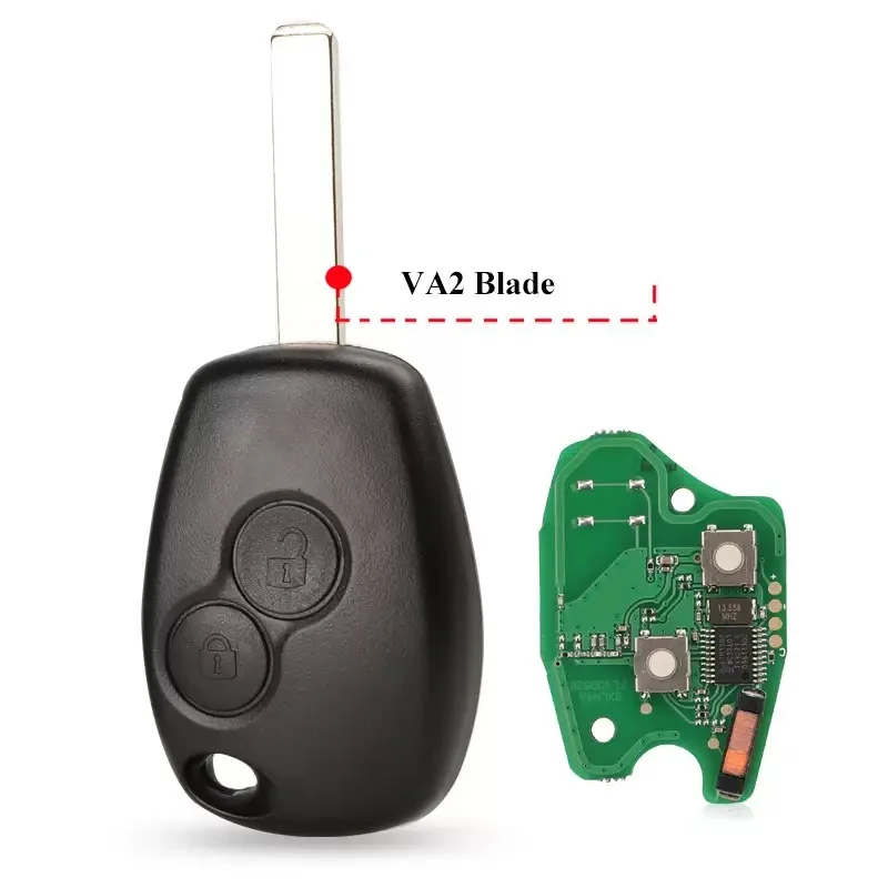 2BTN Remote Key for Renault Duster Modus Clio 3 Twingo DACIA Logan Sandero Kangoo 433MHz with PCF7946/PCF7947/pcf7952E Chip