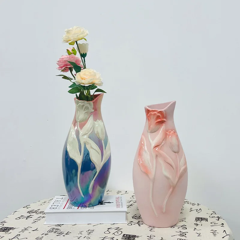 

Light Luxury Home Decorations and Modern Ceramic Flower Vases