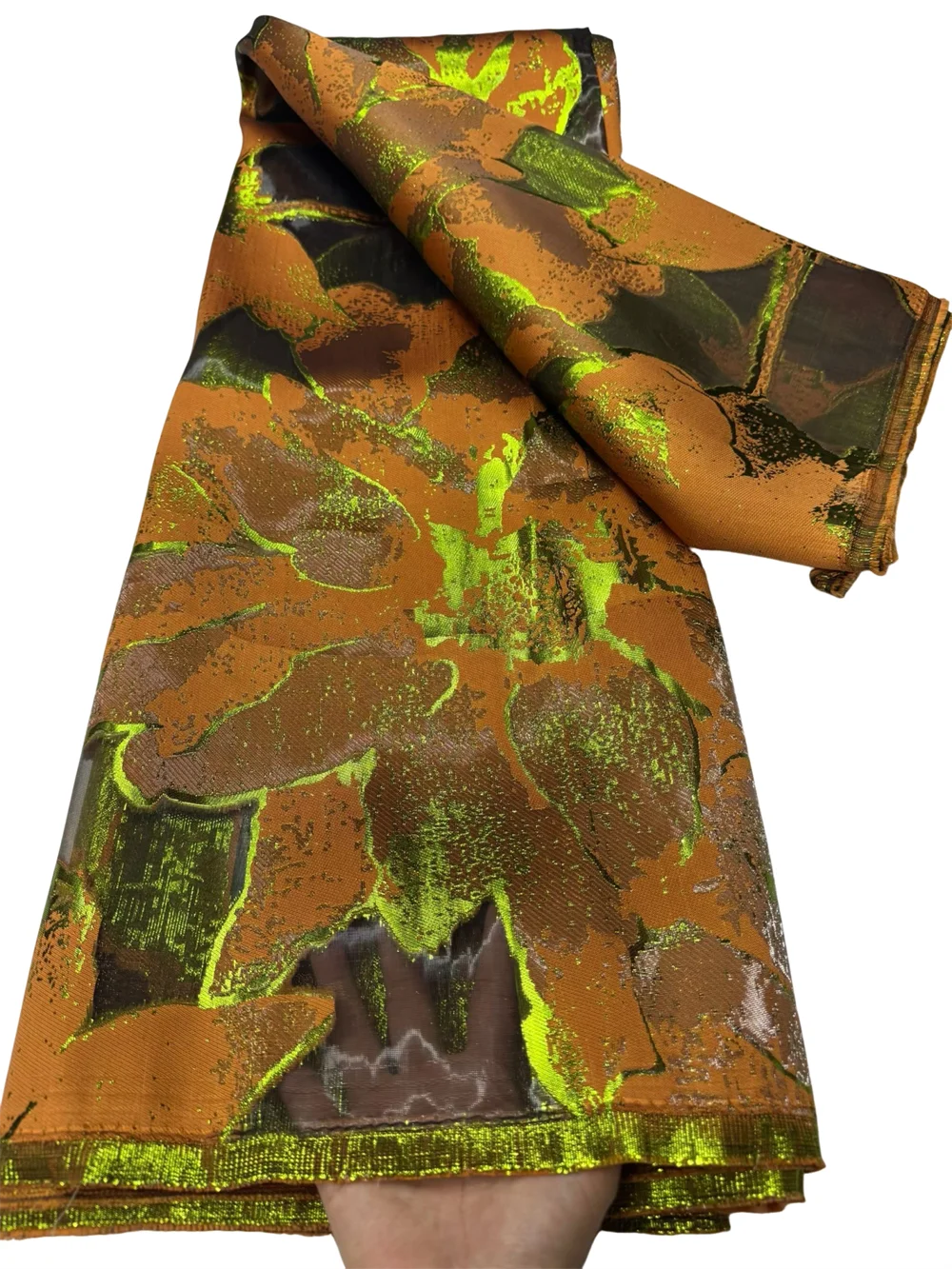 

Новая металлическая проволока, жаккардовая ткань из органзы, летнее прозрачное свадебное платье, модельерские ткани для шитья своими руками, ткань для одежды