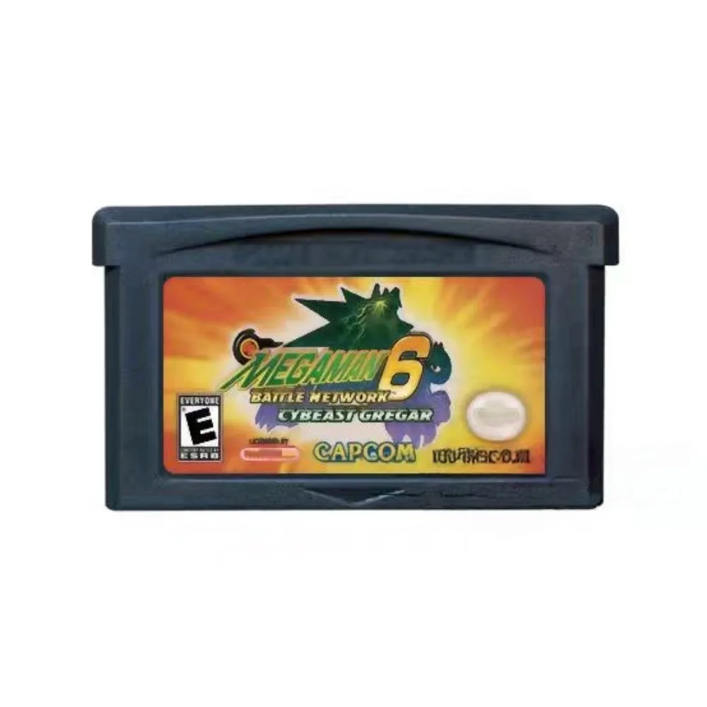 GBA Game Cartridge Rock Man 6 Cybeast Gregar English Version
