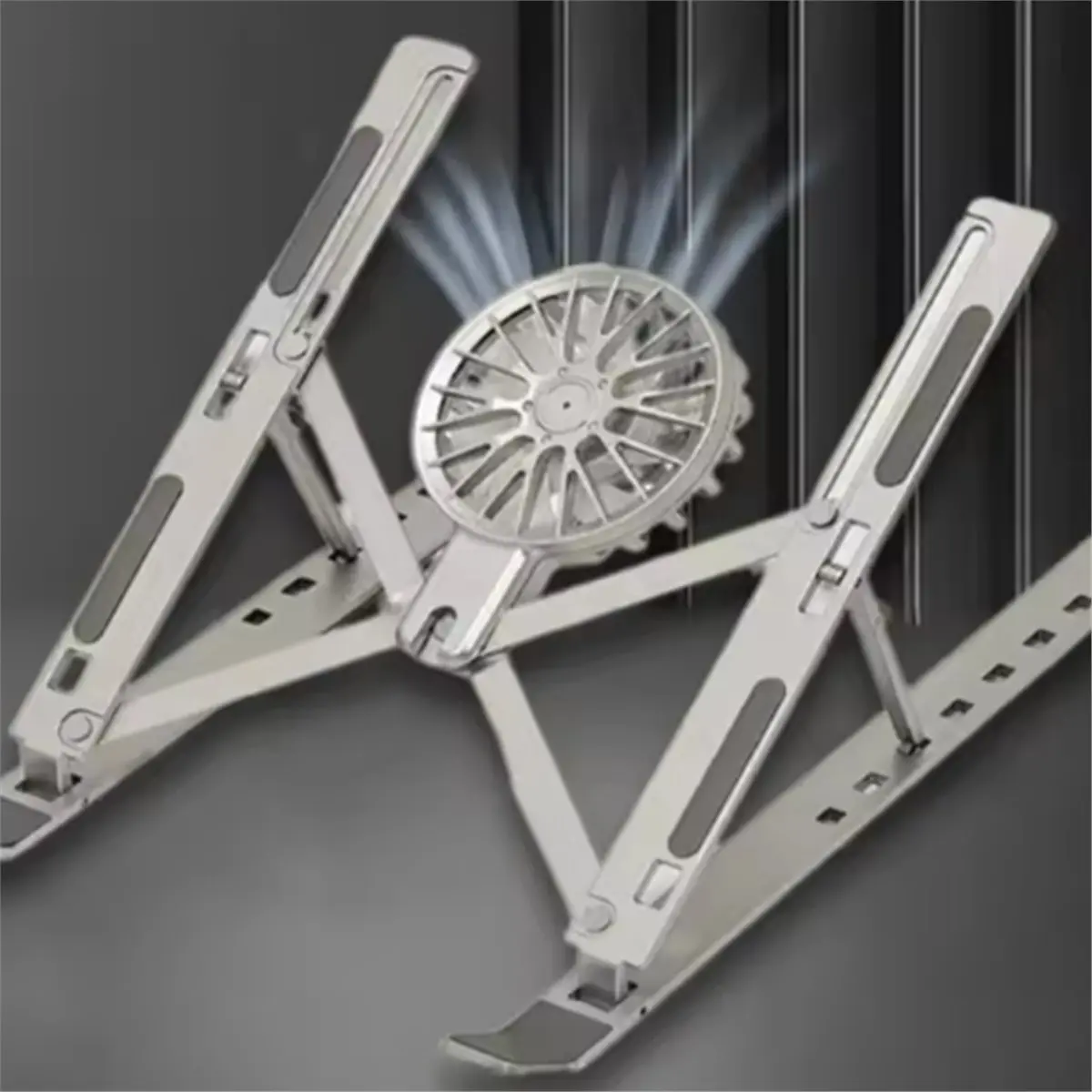 For 18 Inch Laptop Cooler Stand Foldable Notebook Computer Cooling Pad Stand Tablet Laptop Desktop Bracket with Fans