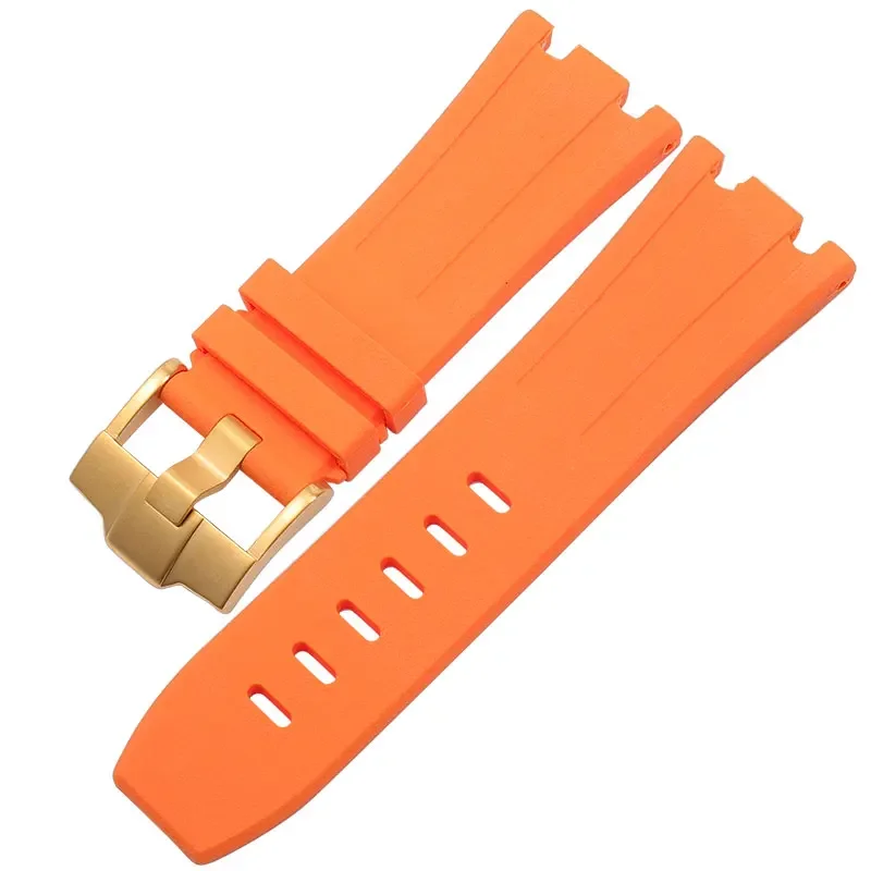 Silicone Watch Strap For AP Aibi 15703 Royal Oak Offshore Series Rubber Waterproof Sweat-Proof Soft Comfortable Watchband 28mm