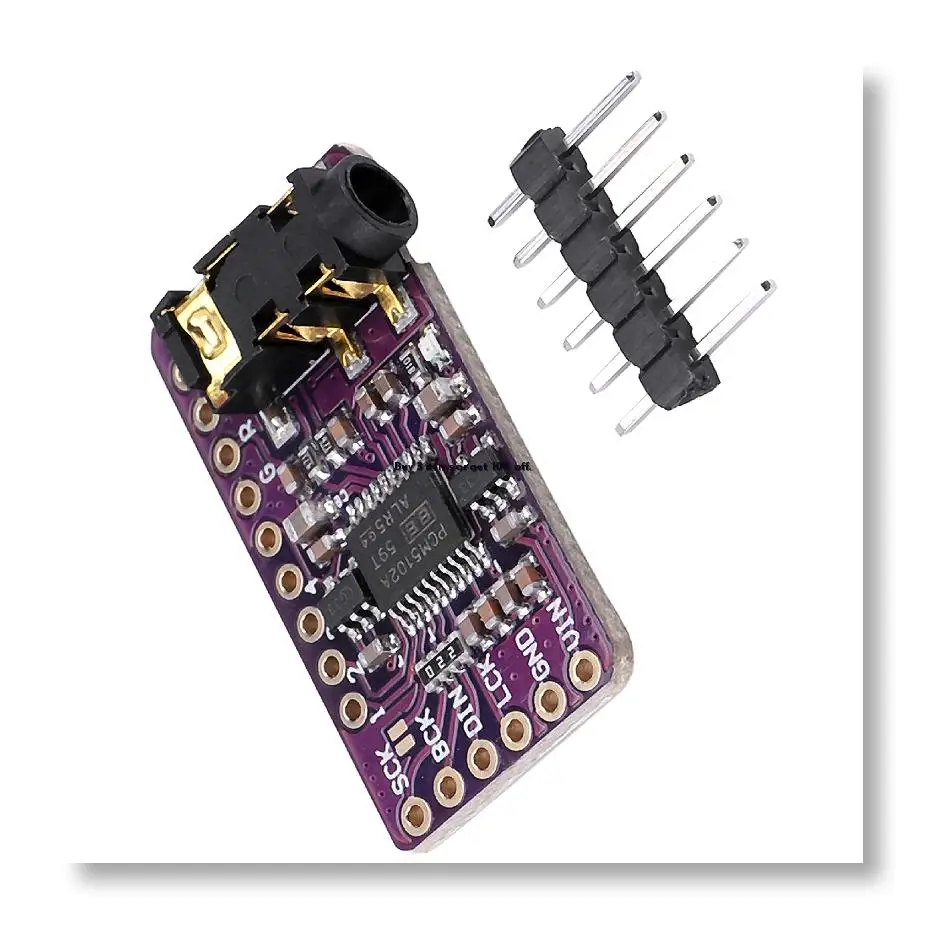 ●PCM5102 I2S IIS Digital Audio DAC Decoder Module Stereo DAC Digital-To-Analog Converter Voice Module for Raspberry Pi