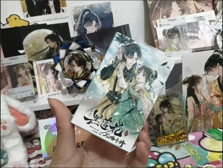 「黒蓮戦略ガイド」「ム・ジキ・リン・ミアオミャオ」レーザーミニカード55枚 アニメ関連自作ポラロイド3インチLOMOカード