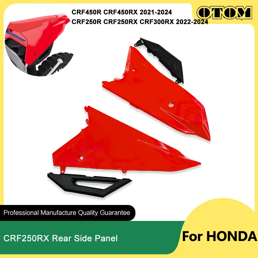 OTOM 2021-2024 Motorrad Hinten Seite Panel Links Rechts Körper Rahmen Verkleidung Abdeckung Schutzfolie Für HONDA CRF250R CRF250RX CRF450R