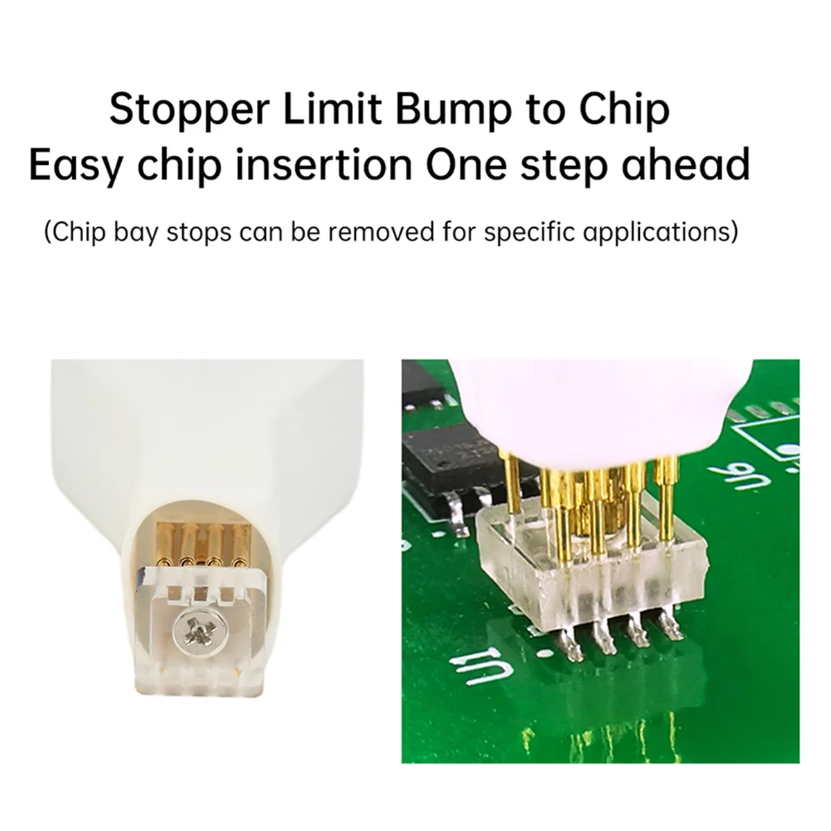 2025 + wson8 clipe de teste fio smd pino de mola burn-in leitura/gravação programador de sonda de teste adequado para programa de gravação de teste burn-in