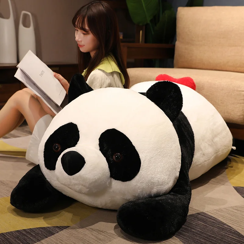 

90cm Giant Soft Fat Panda Plush Pillow Plush Bear Stuffed Animal Doll Animals Toy Pillow Cartoon Lovely Dolls Girls Lover Gifts