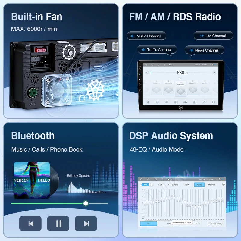 Ainavi Radio mobil untuk Renault Clio 3 2005-2014, CarPlay nirkabel Android Auto 4G pemutar Multimedia navigasi GPS 2din Autoradio