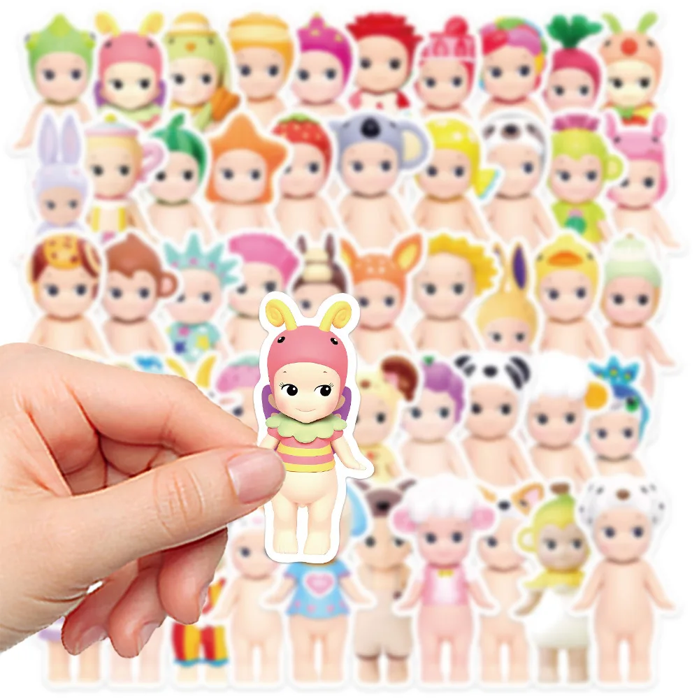 10/30/50PCS Kawaii Character Sonny Angle Sticker Cartoon Decals Toys DIY Phone Notebook Luggage Bike Kids Sticker Cute Toys Gift