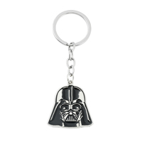 Movie Star Wars Keychain Darth Vader Metal Pendant Keyrings Hip Hop Jewelry for Men Car Knapsack Key Accessory