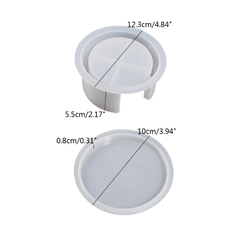 Resin Mold,Crystal Mold for Resin Casting,Round Geode Silicone Molds for Epoxy Resin with Holder K3KF