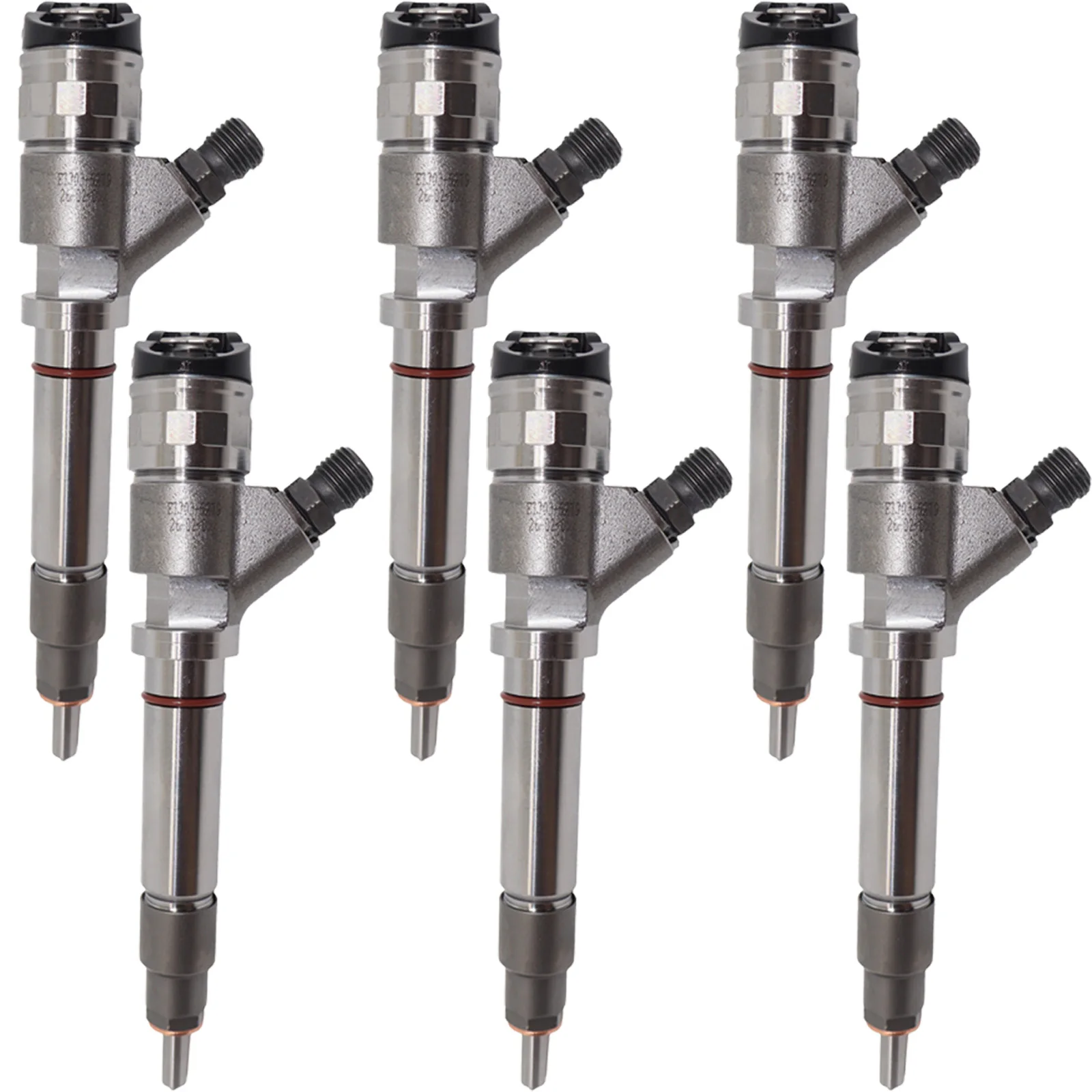 6PCS Common Rail Diesel Injector 0445120027 FIB1291MW For GMC Sierra 6.6L LLY 305-314 HP 2003-2006
