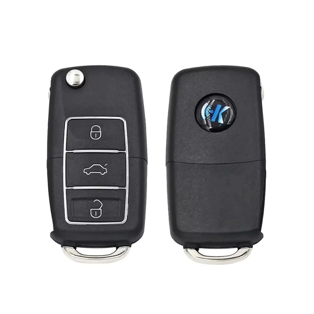 KEYDIY B-Series B01-3-LB نمط فاخر أسود أصلي 3 أزرار مفتاح تحكم عن بعد عالمي لـ KD-X2 KD900، KD MINI KD-MAX