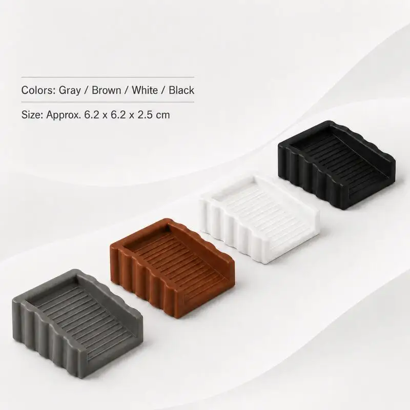 1/2pcs Non Slip Door Stopper 1PC Rubber Plastic Wedge Anti Collision Holder for Under Door Draft Stopper Home Improvement