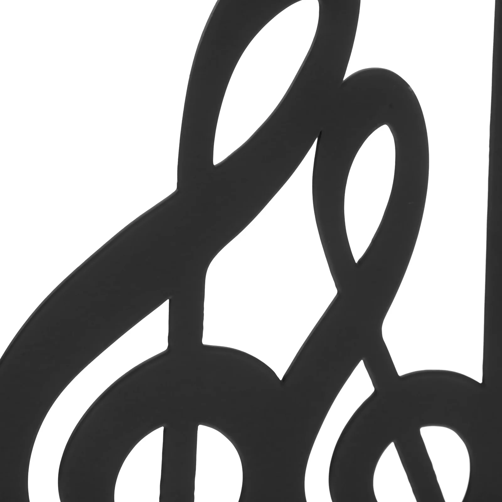 

2Pcs Exquisite Book Ends Musical Note Design Iron Bookend for Desk Shelf Display Multi-Function Organizer Reading Storage Stand