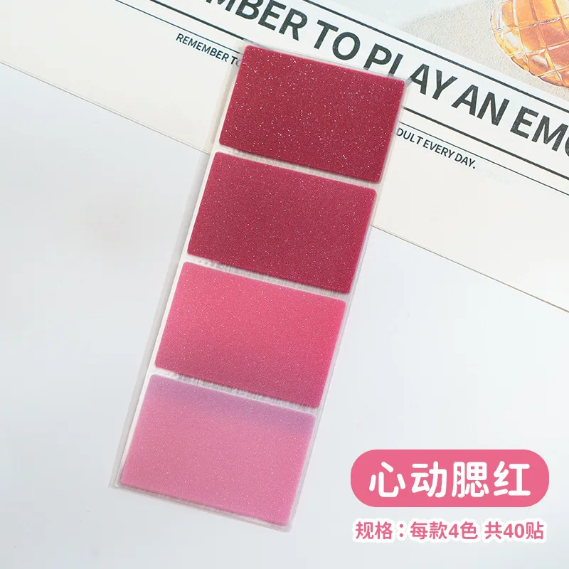 40 шт., прозрачные красочные индексные креативные блокноты для заметок, офисные школьные канцелярские принадлежности, самоклеящиеся наклейки, липкие блокноты