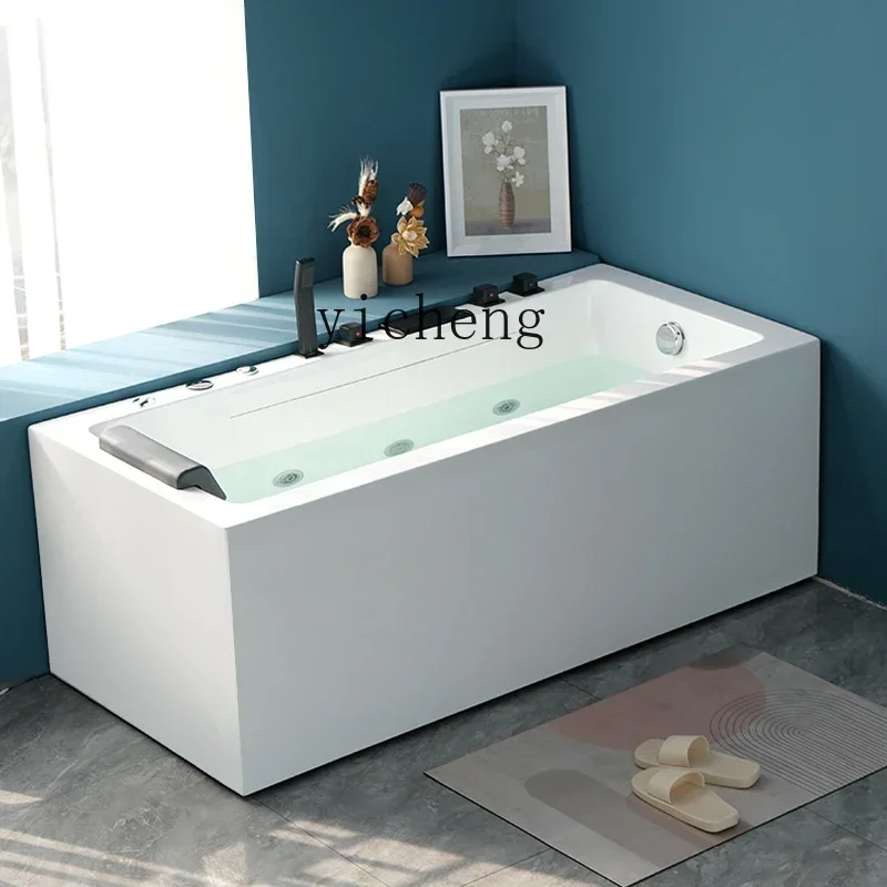 ZP-1  acrylic household free-standing high-end seamless integrated surf massage intelligent adult bathtub
