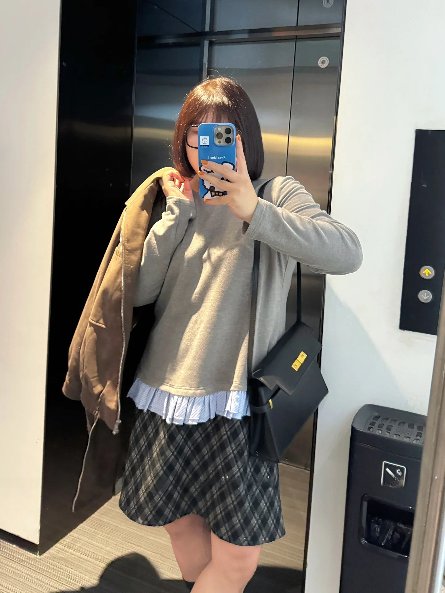 

Thickened Flocking Splice Color Slim Fit Shoulder Women's T-shirt Autumn Winter New Style Korean Version Straight Tube Top