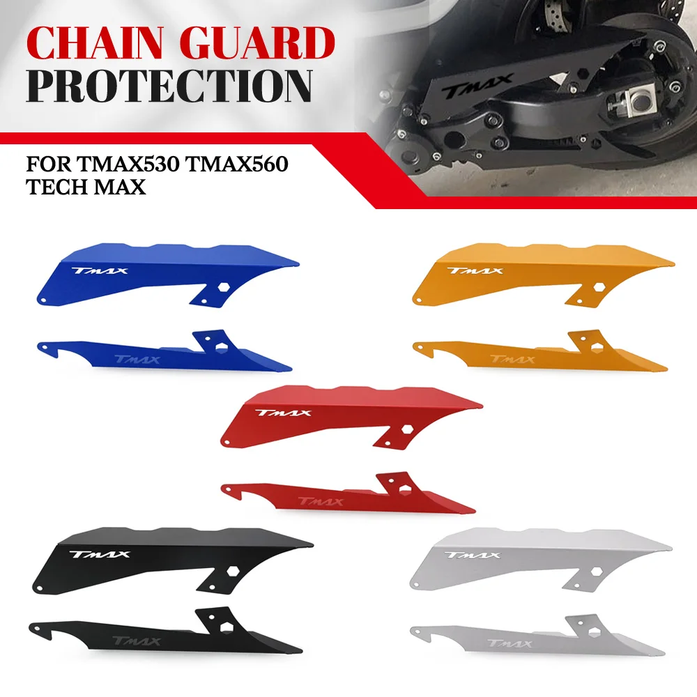 

For Yamaha TMAX530 TMAX560 TMAX 530 560 Tech MAX 2017 2018 2019 2020 2021 Chain Guard Cover Sprocket Frame Case Shell Protector