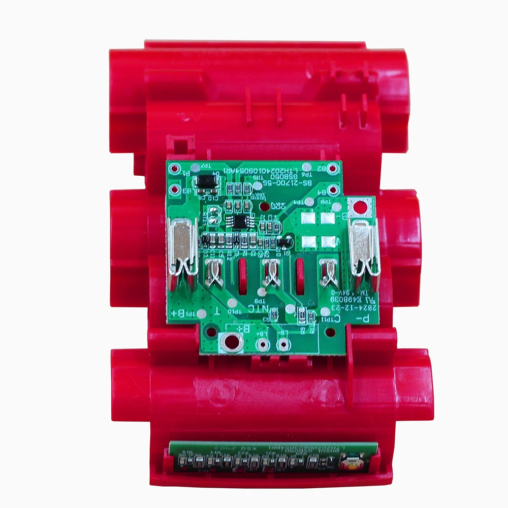 Obudowa plastikowa z płytą PCB do ładowania i zabezpieczania akumulatora litowego 5x21700 BAT618 do Bosch 18V BAT610 BAT609G BAT618G — zdjęcie produktu 5
