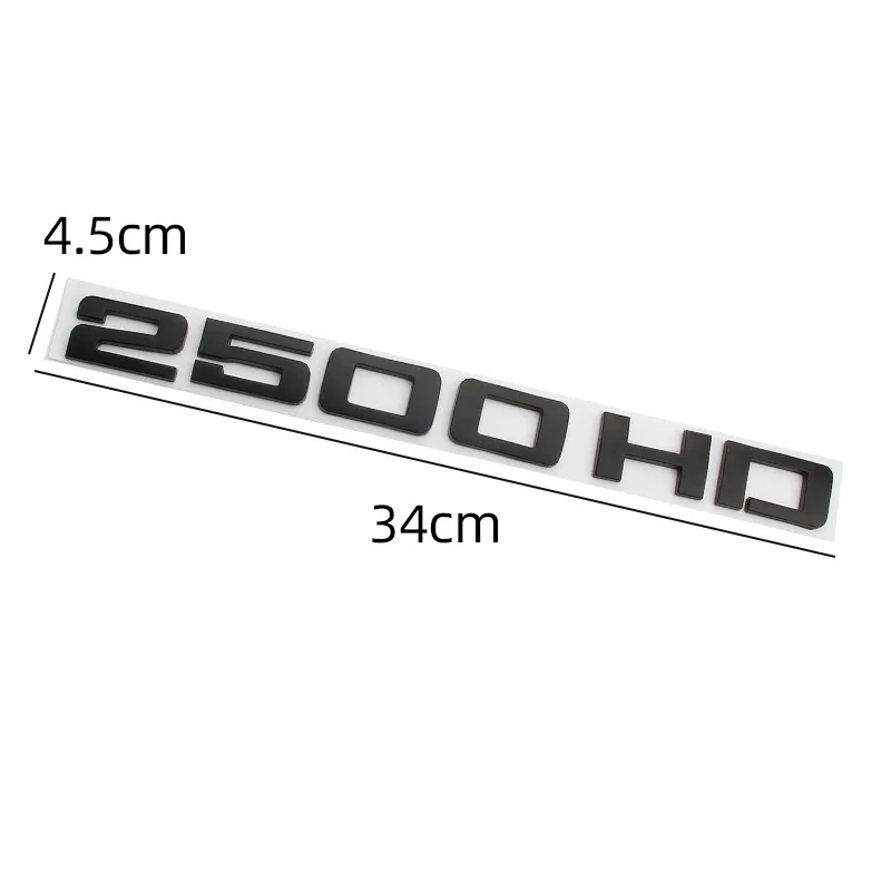 Car 3D ABS Chrome 2500 HD Decals Sticker For GMC Silverado 2500HD Sierra Yukon Car Trunk Letters Badge Emblem Stickers