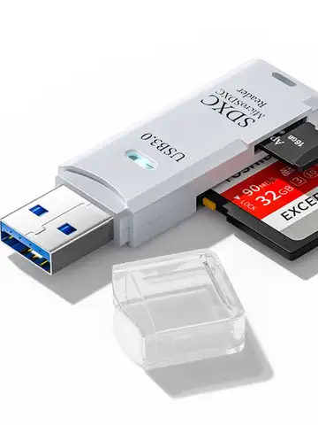 2 in 1 USB 3.0 Card Reader Micro TF sd card Reader usb adapter High Speed Cardreader TF Memory card For PC Laptop Accessories