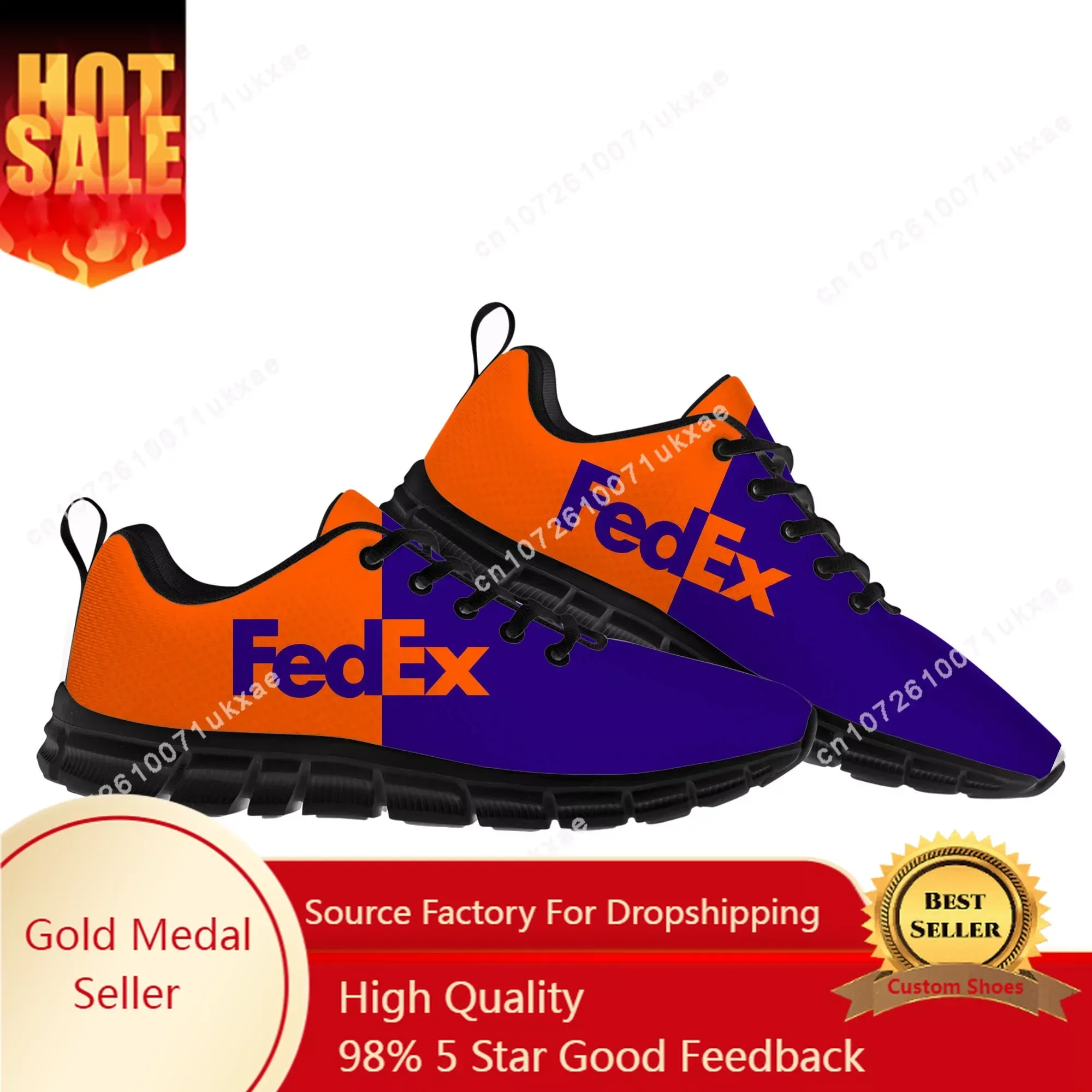 

FedEx Sports Shoes Mens Womens Teenager Kids Children Sneakers High Quality United States Courier Casual Sneaker Custom Shoes