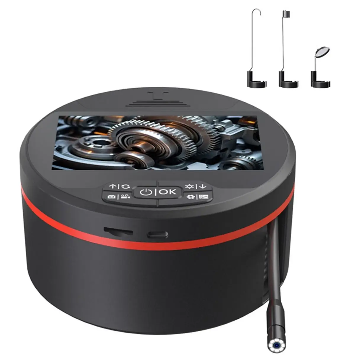 

новый тренд! Камера 4,3-дюймовый ЖК-экран HD Цифровой эндоскоп IP67 Водонепроницаемая камера для осмотра канализации с 8 светодиодами