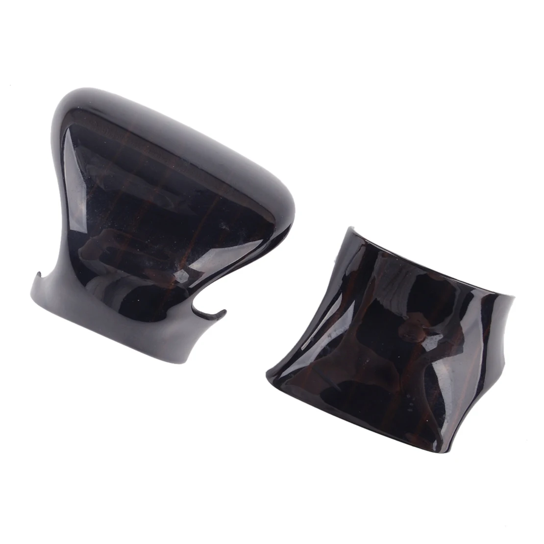 Black Wood Grain Gear Shift Knob Cover Trim ABS Fit for Lexus ES350 ES300h 2018 2019 2020