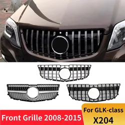 Front Bumper Grille Grill Tuning Accessories For Mercedes Benz GLK X204 GLK220 GLK250 GLK300 GLK350 2008-2015 Diamond GT Style