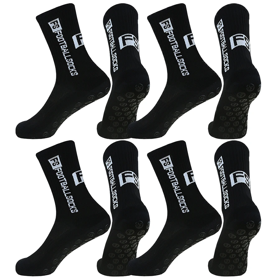 Non Slip Grip Football Socks Men Women Towel Bottom For Basketball Rugby Soccer Running Exercise